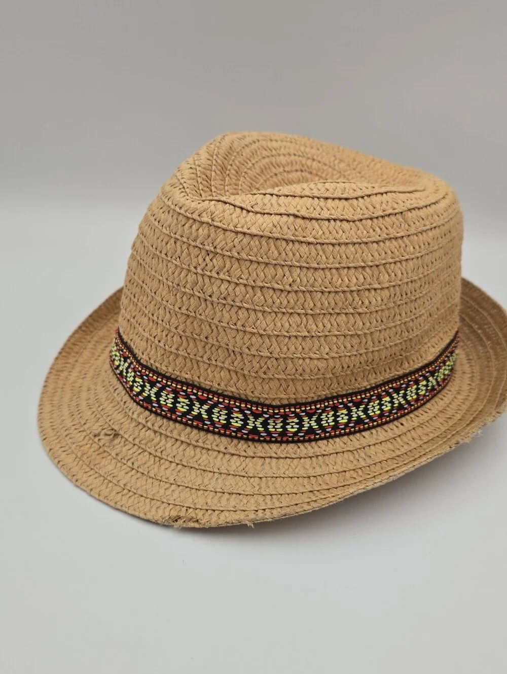 Chatties Paper Trilby Fedora Hat One Size
